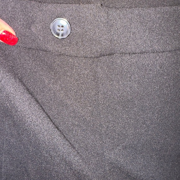 NWT  BLACK Hi-Rise Flare Pants  Career/Professional/Office 18/20 PETITE   #O - Picture 3 of 10